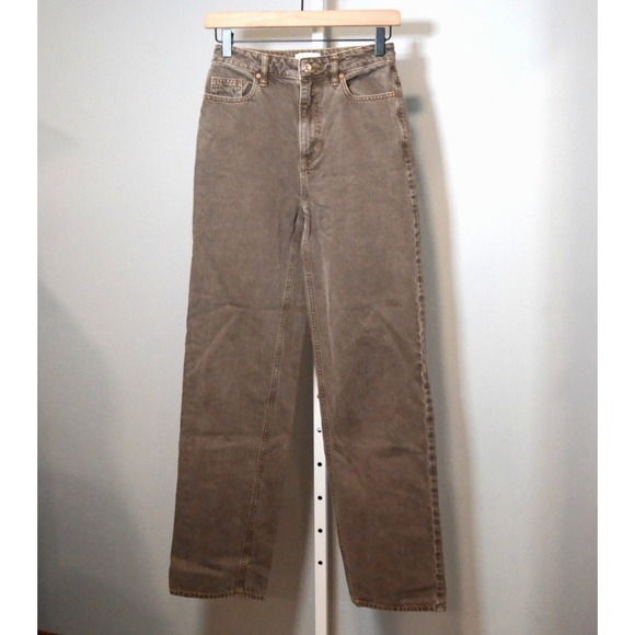 PacSun Denim - Pacsun Women's Size 25 Straight Leg Jeans 90's Boyfriend Brown